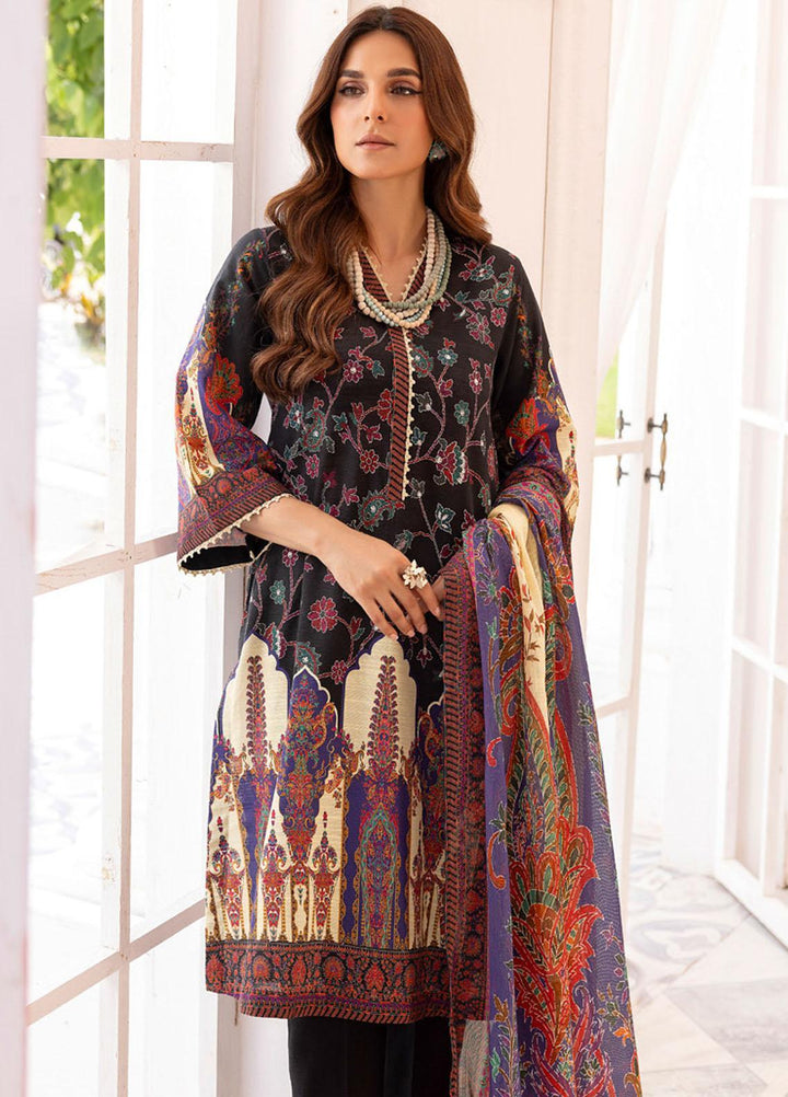 Gul Ahmed Embroidered Cotton Net Suits Unstitched 3 Piece GA23WB CN 32029 - Winter Collection
