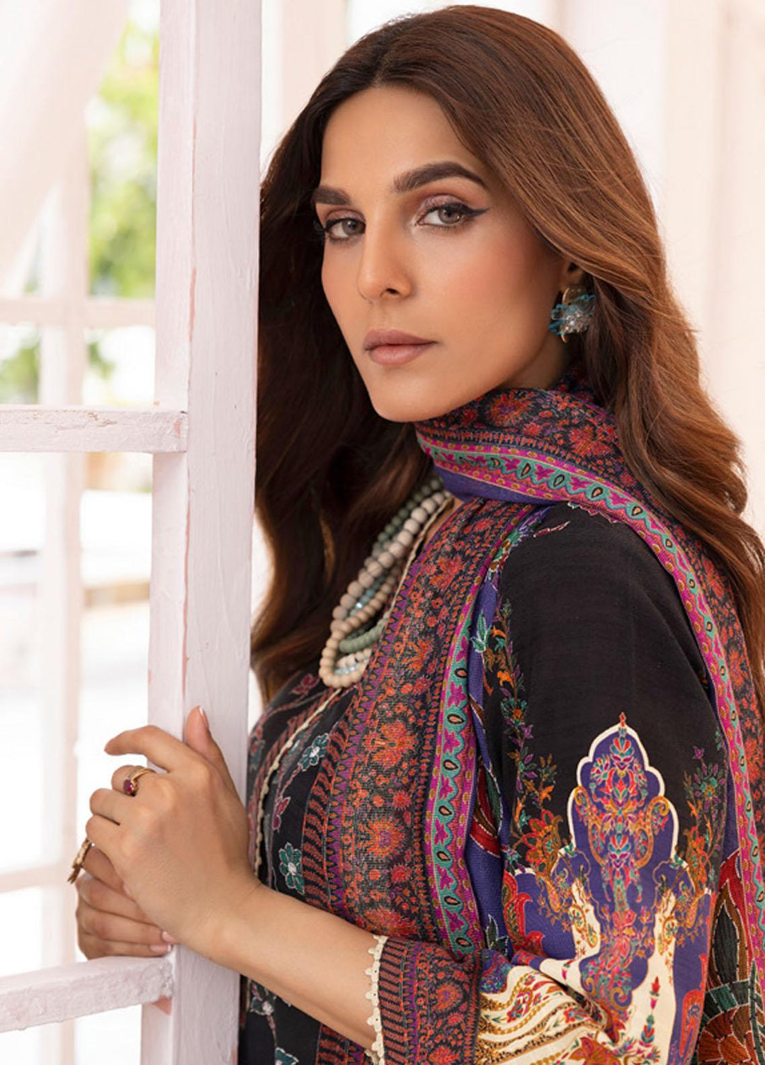 Gul Ahmed Embroidered Cotton Net Suits Unstitched 3 Piece GA23WB CN 32029 - Winter Collection