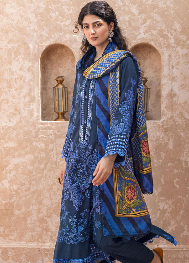 Gul Ahmed Embroidered Cotton Net Suits Unstitched 3 Piece GA23WB CN 32040 - Winter Collection