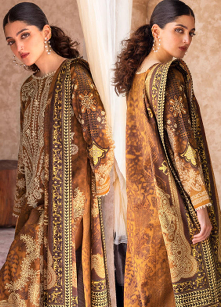 Gul Ahmed Embroidered Khaddar Suits Unstitched 3 Piece GA23WB K 32016 - Winter Collection