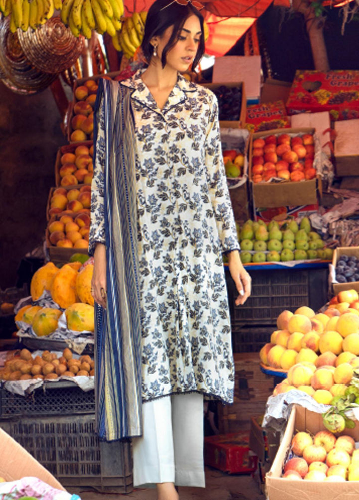 Gul Ahmed Embroidered Linen Suits Unstitched 3 Piece GA23WB LT 32011 A - Winter Collection