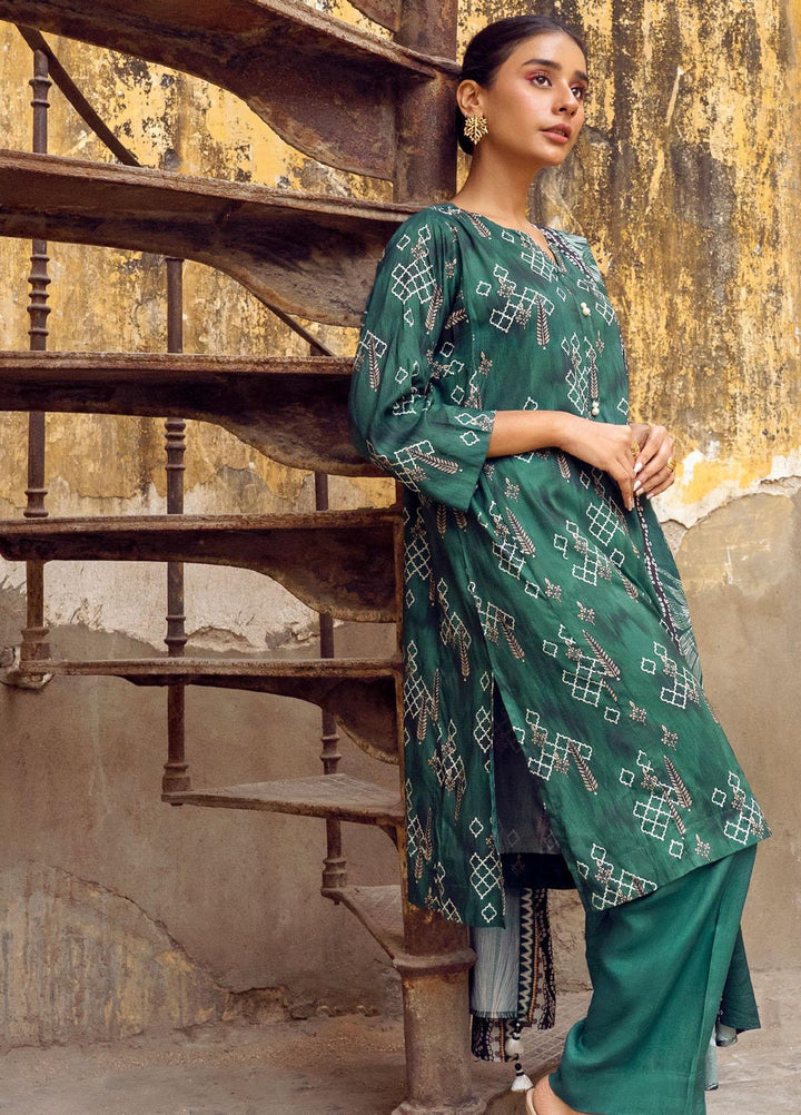 Gul Ahmed Embroidered Dobby Linen Suits Unstitched 3 Piece GA23WB LT 32013 A - Winter Collection
