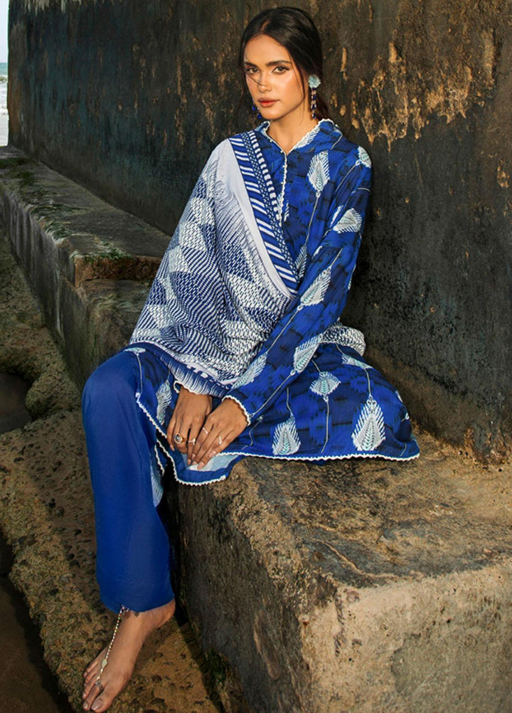 Gul Ahmed Embroidered Linen Suits Unstitched 3 Piece GA23WB LT 32020 A - Winter Collection