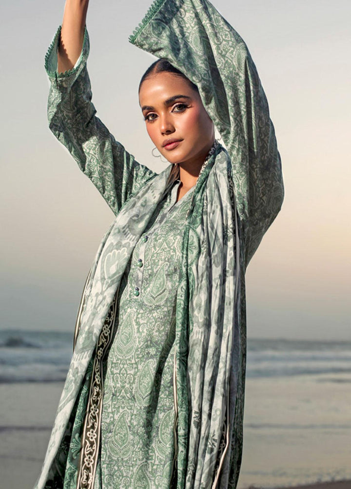 Gul Ahmed Embroidered Linen Suits Unstitched 3 Piece GA23WB LT 32021 B - Winter Collection