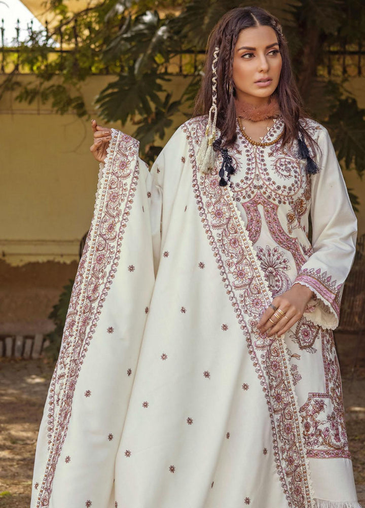 Gul Ahmed Embroidered Pashmina Suits Unstitched 3 Piece GA23WB RC 32009 - Winter Collection