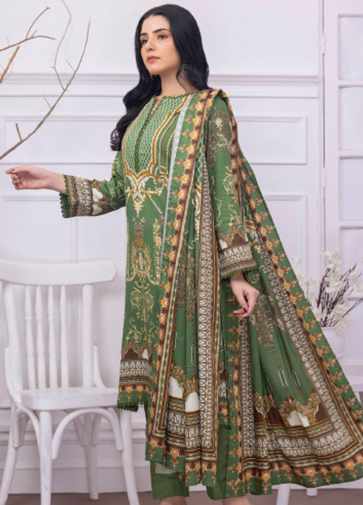 Gul Ahmed Embroidered Cotail Suits Unstitched 3 Piece GA23WB WNS 32252 A - Winter Collection