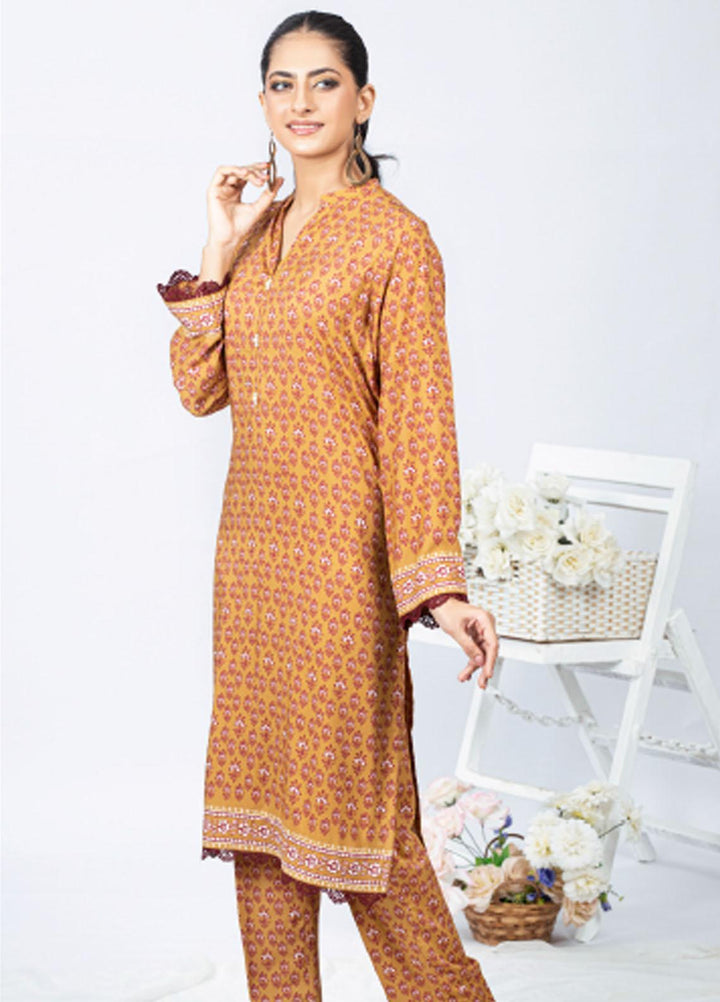 Gul Ahmed Embroidered Linen  Unstitched Kurties GA23WB WNSS 32012 - Winter Collection