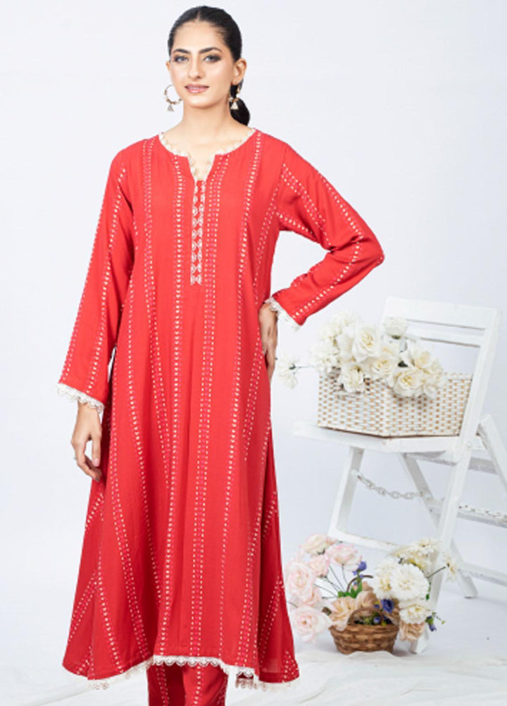 Gul Ahmed Embroidered Linen Suits Unstitched 2 Piece GA23WB WNST 32090 - Winter Collection