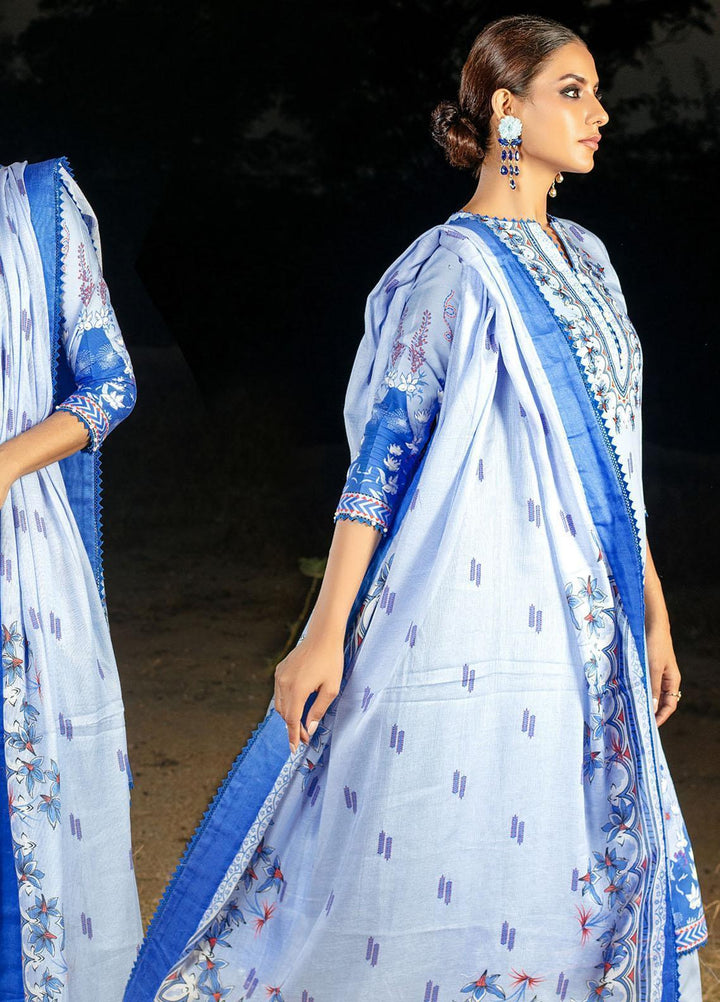 Gul Ahmed Printed Corduroy Suits Unstitched 3 Piece GA23WC CD 32004B - Winter Collection