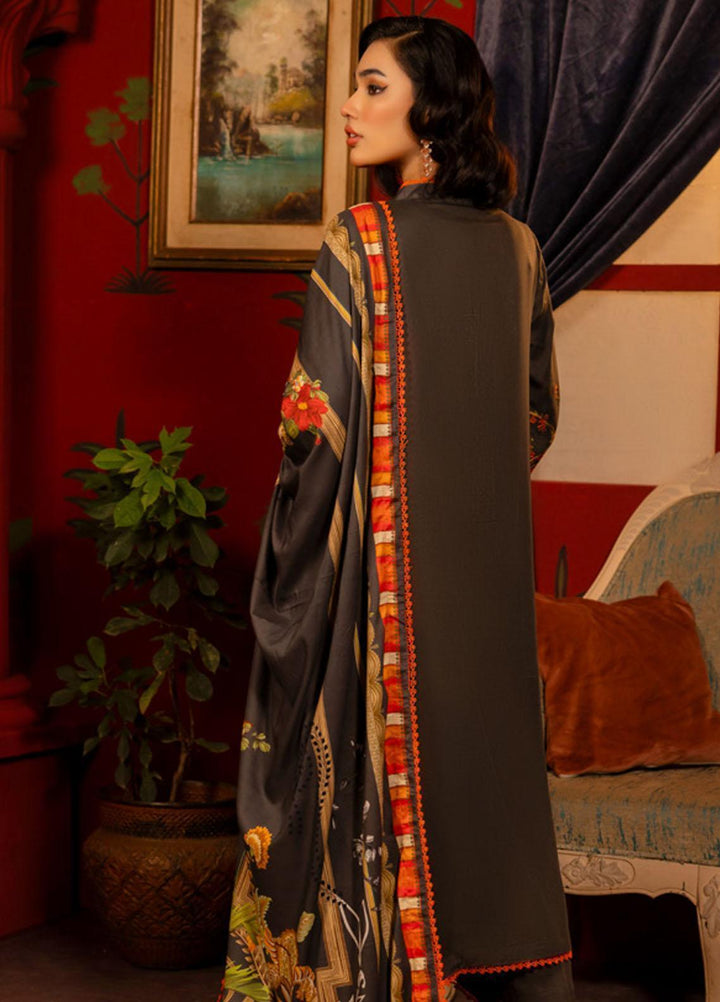 Gul Ahmed Embroidered Linen Suits Unstitched 3 Piece GA23WC LT 32005 - Winter Collection