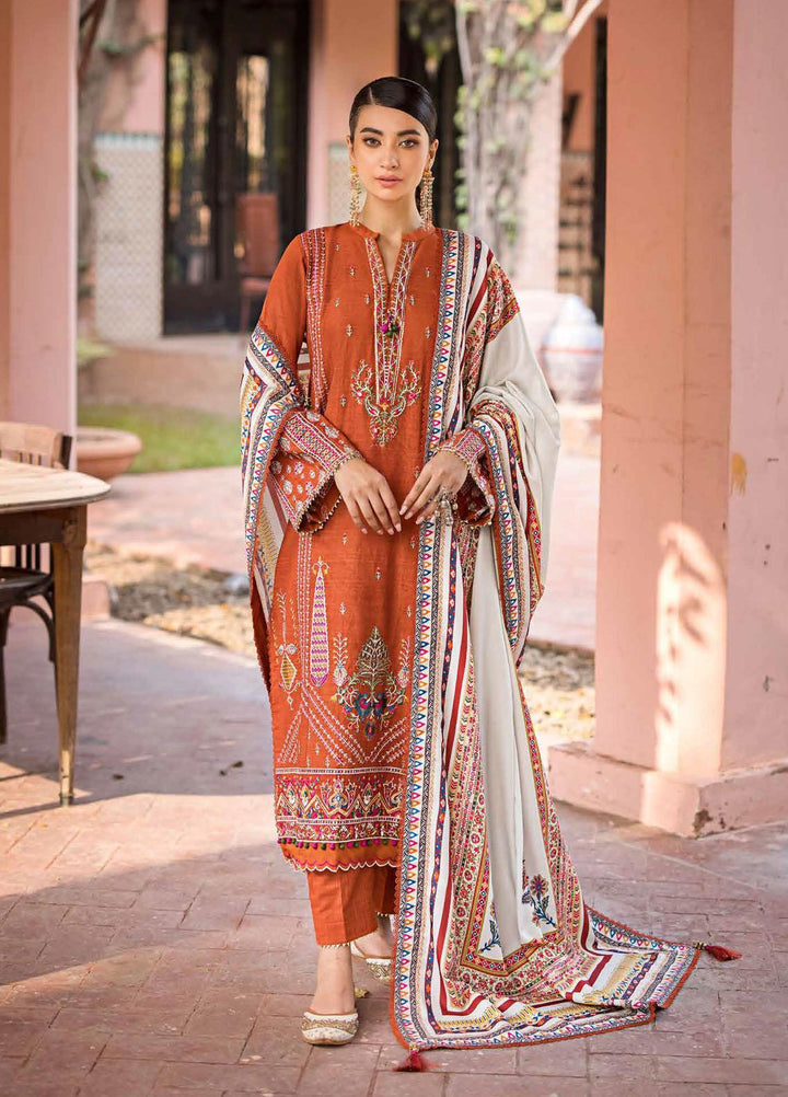 Glamour By Gul Ahmed Fancy Pashmina Suits Unstitched 3 Piece GA23WG AP-32048 - Winter Collection