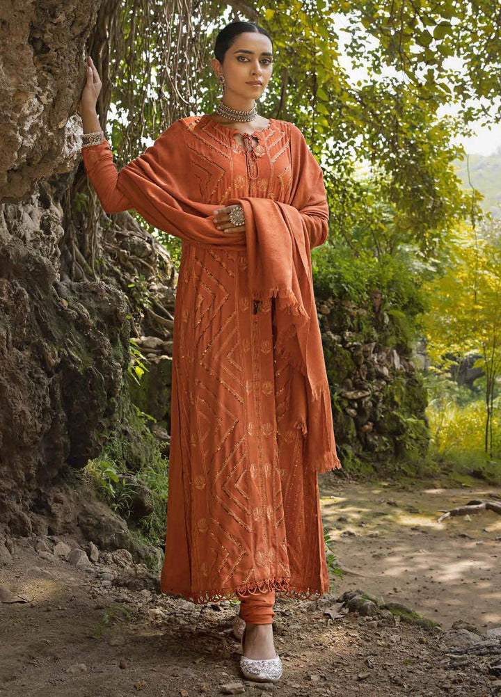 Glamour By Gul Ahmed Fancy Pashmina Suits Unstitched 3 Piece GA23WG AP-32079 - Winter Collection