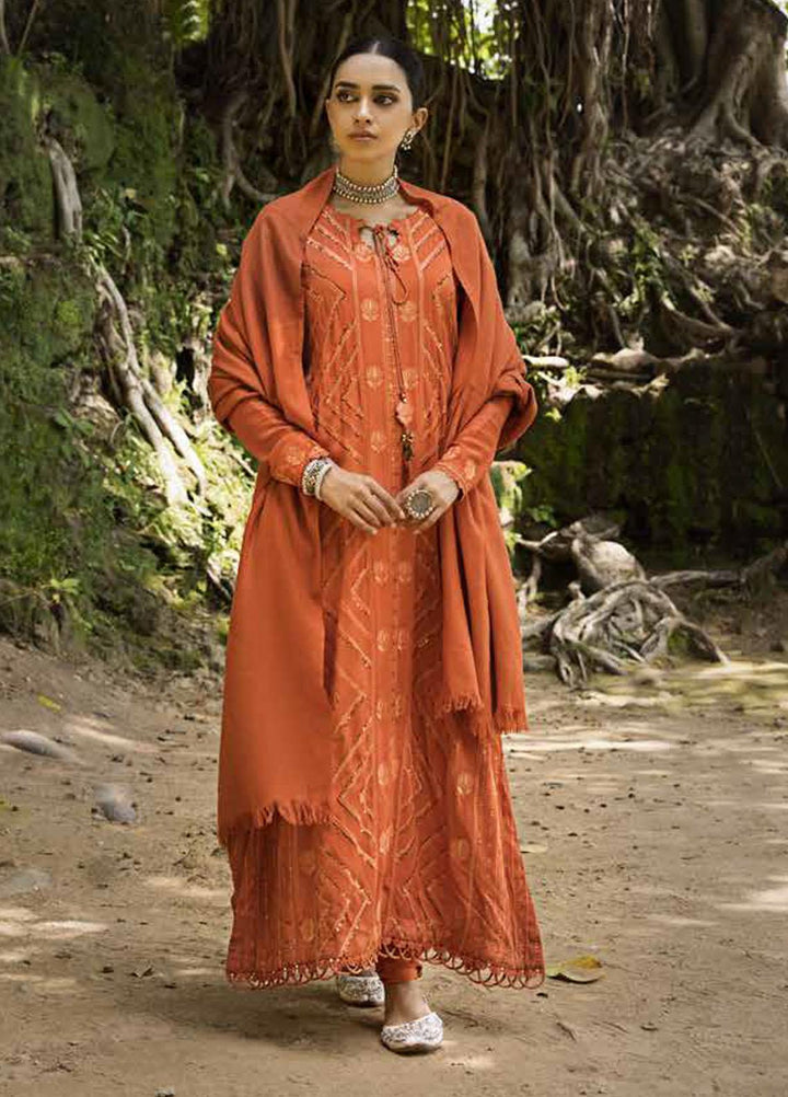 Glamour By Gul Ahmed Fancy Pashmina Suits Unstitched 3 Piece GA23WG AP-32079 - Winter Collection