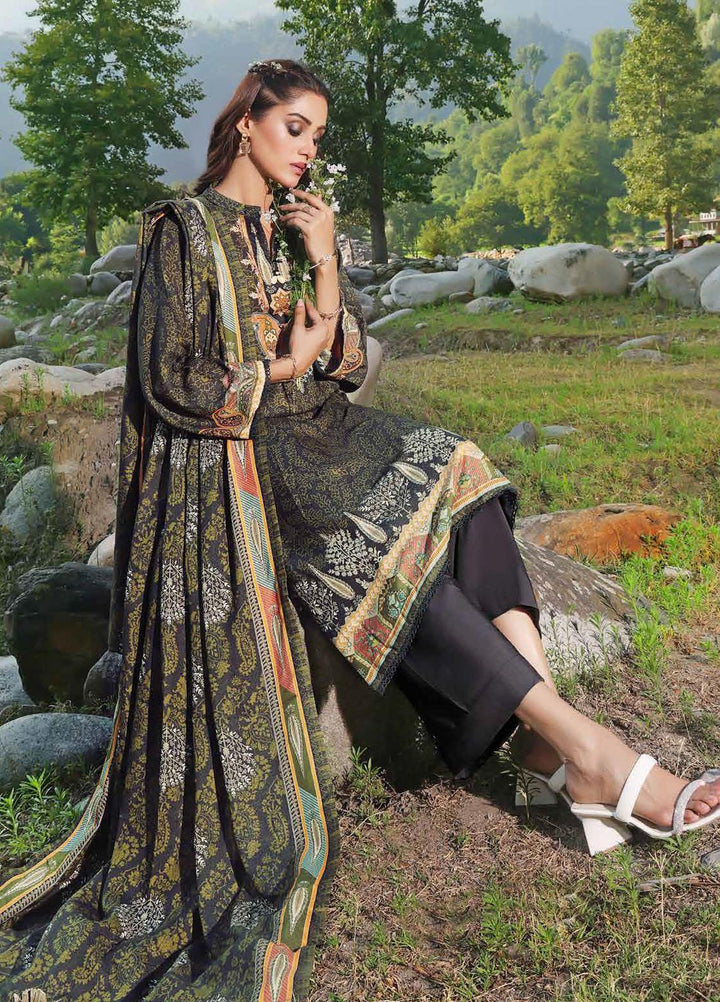 Glamour By Gul Ahmed Printed Karandi Suits Unstitched 3 Piece GA23WG AY-32006 - Winter Collection