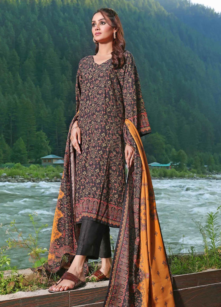 Glamour By Gul Ahmed Printed Karandi Suits Unstitched 3 Piece GA23WG AY-32014 - Winter Collection