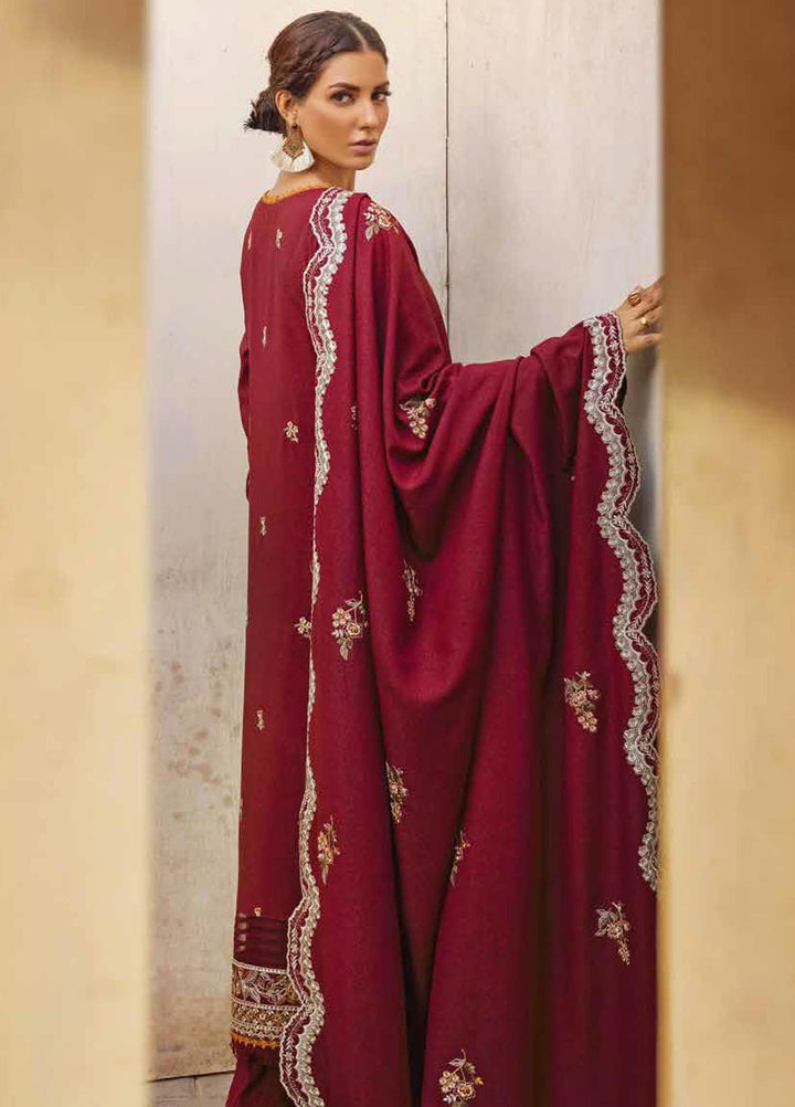 Glamour By Gul Ahmed Fancy Karandi Suits Unstitched 3 Piece GA23WG AY-32026 - Winter Collection