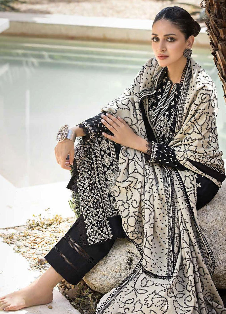 Glamour By Gul Ahmed Fancy Karandi Suits Unstitched 3 Piece GA23WG AY-32034 - Winter Collection