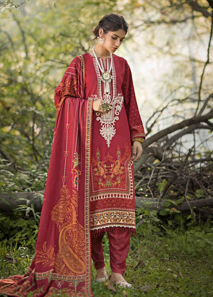 Glamour By Gul Ahmed Fancy Karandi Suits Unstitched 3 Piece GA23WG AY-32038 - Winter Collection