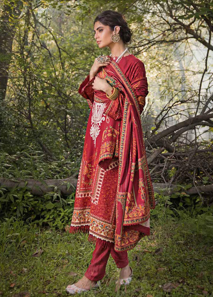 Glamour By Gul Ahmed Fancy Karandi Suits Unstitched 3 Piece GA23WG AY-32038 - Winter Collection