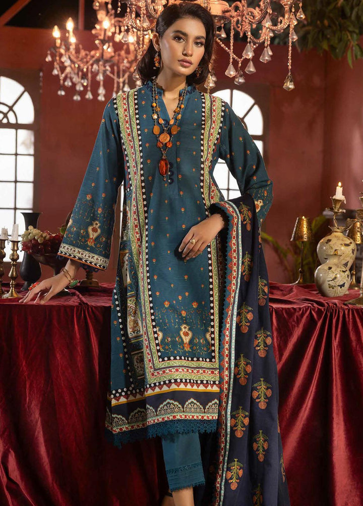 Glamour By Gul Ahmed Embroidered Khaddar Suits Unstitched 3 Piece GA23WG K-32019 - Winter Collection