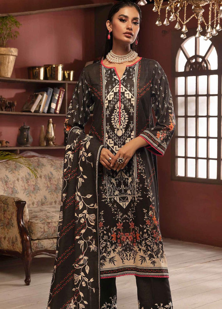 Glamour By Gul Ahmed Embroidered Khaddar Suits Unstitched 3 Piece GA23WG K-32025 - Winter Collection