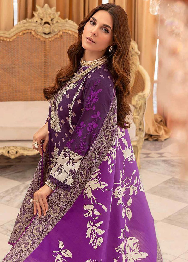 Glamour By Gul Ahmed Embroidered Khaddar Suits Unstitched 3 Piece GA23WG K-32040 - Winter Collection