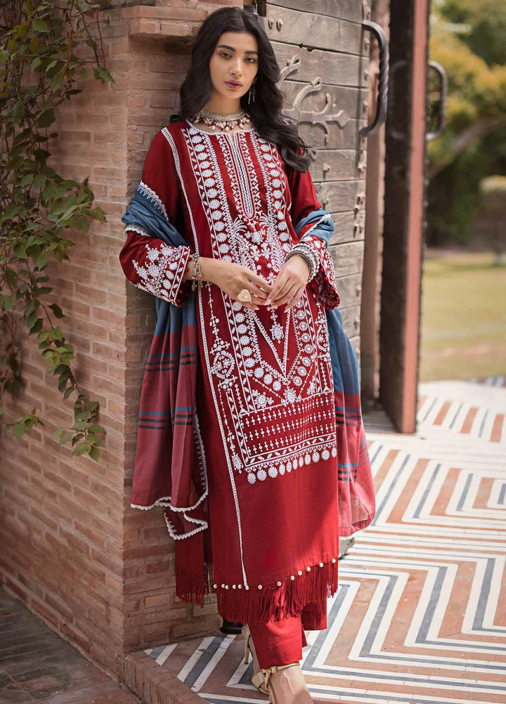 Glamour By Gul Ahmed Fancy Jacquard Suits Unstitched 3 Piece GA23WG MJ-32058 - Winter Collection