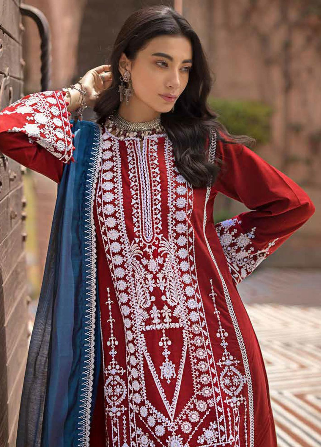 Glamour By Gul Ahmed Fancy Jacquard Suits Unstitched 3 Piece GA23WG MJ-32058 - Winter Collection