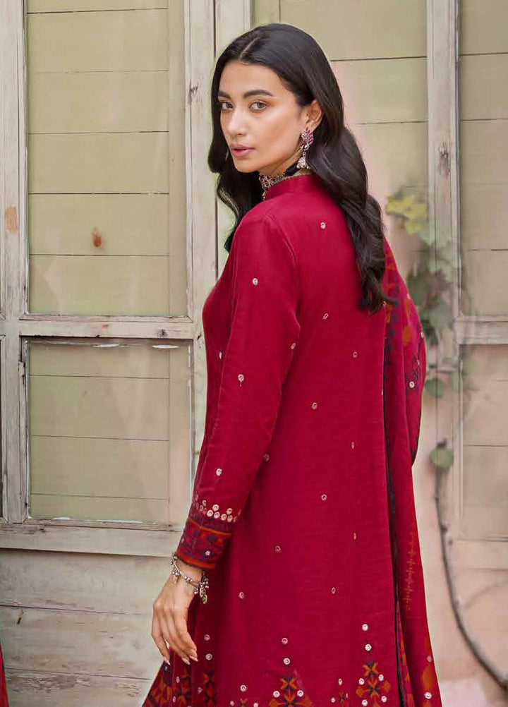 Glamour By Gul Ahmed Fancy Khaddar Suits Unstitched 3 Piece GA23WG MJ-32065 - Winter Collection