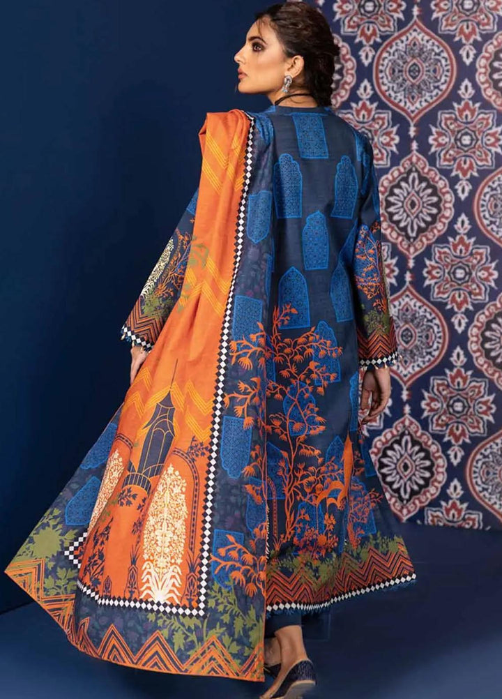 Gul Ahmed Printed Khaddar Suits Unstitched 3 Piece GA23WL K-32001 - Winter Collection