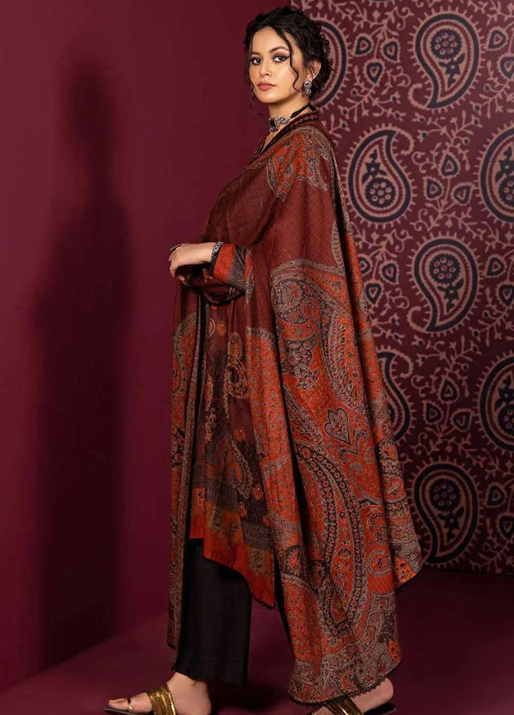 Gul Ahmed Printed Cotton Suits Unstitched 3 Piece GA23WL K-32007 - Winter Collection
