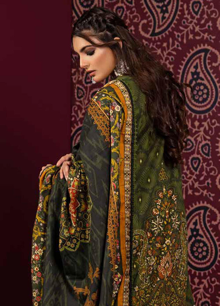 Gul Ahmed Embroidered Khaddar Suits Unstitched 3 Piece GA23WL K-32038 - Winter Collection