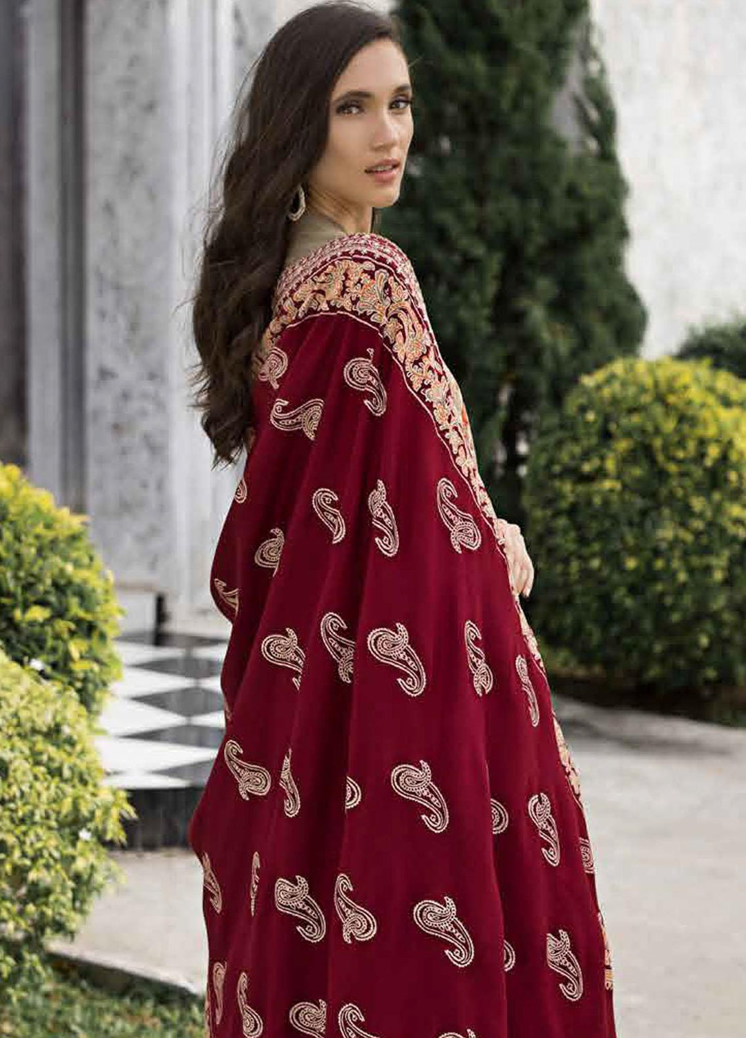 Gul Ahmed Embroidered Khaddar Suits Unstitched 3 Piece GA23WL AP-32050 - Winter Collection