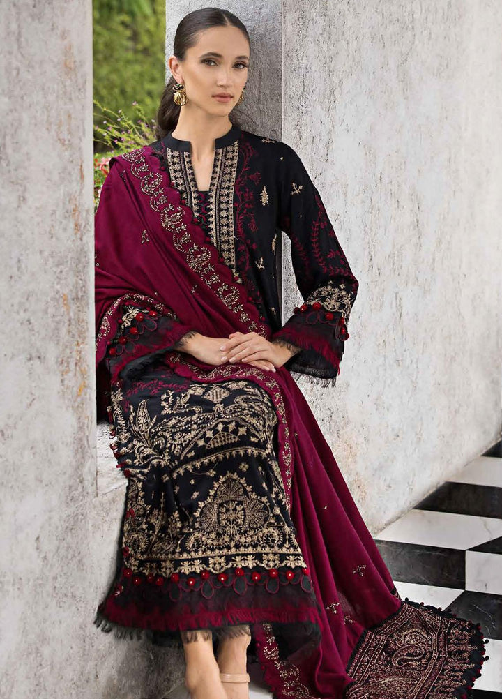 Gul Ahmed Embroidered Pashmina Suits Unstitched 3 Piece GA23WL AP-32039 - Winter Collection