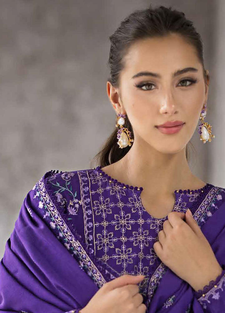 Gul Ahmed Embroidered Pashmina Suits Unstitched 3 Piece GA23WL AP-32054 - Winter Collection