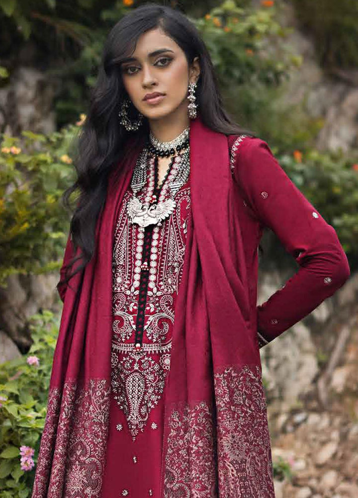 Gul Ahmed Embroidered Khaddar Suits Unstitched 3 Piece GA23WL AP-32089 - Winter Collection