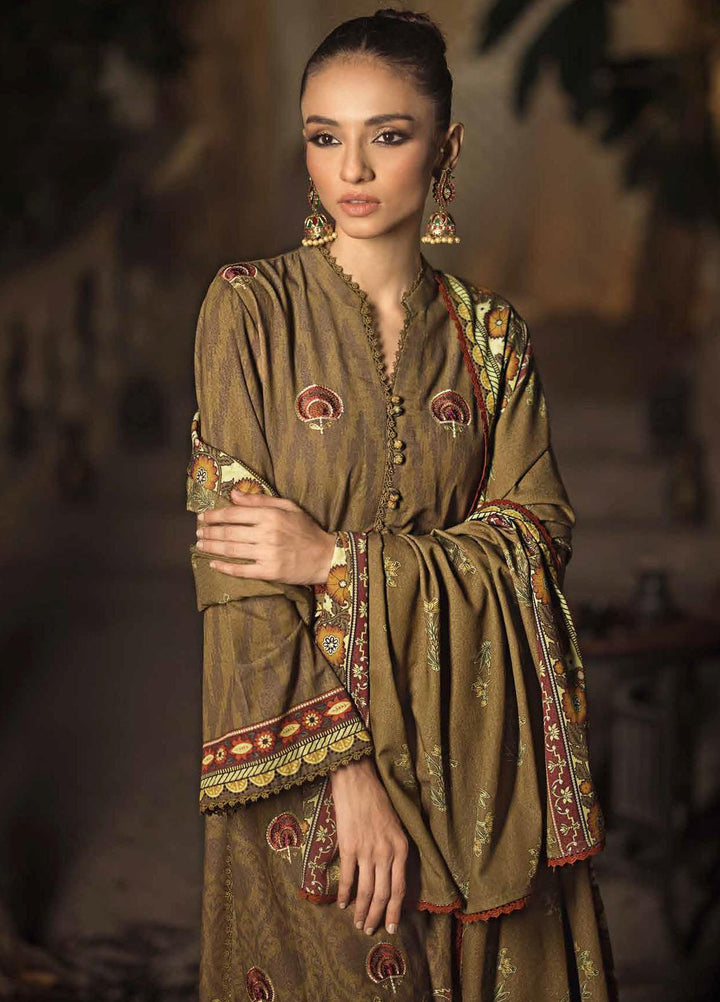 Gul Ahmed Embroidered Karandi Suits Unstitched 3 Piece GA23WL AY-32005 - Winter Collection