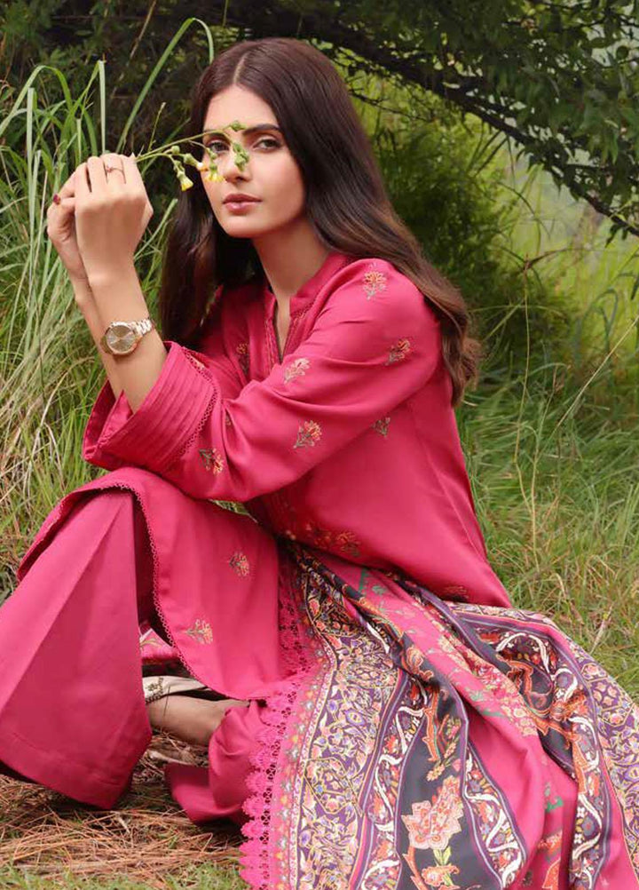 Gul Ahmed Embroidered Acrylic Suits Unstitched 3 Piece GA23WL AP-32010 - Winter Collection