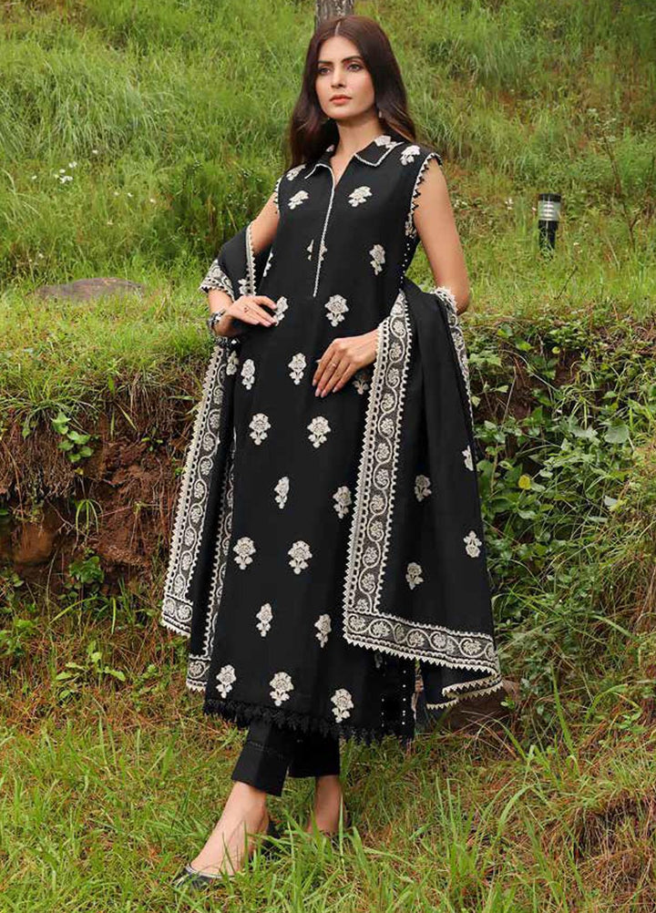 Gul Ahmed Jacquard Velvet Suits Unstitched 3 Piece GA23WL KVJ-32001 - Winter Collection