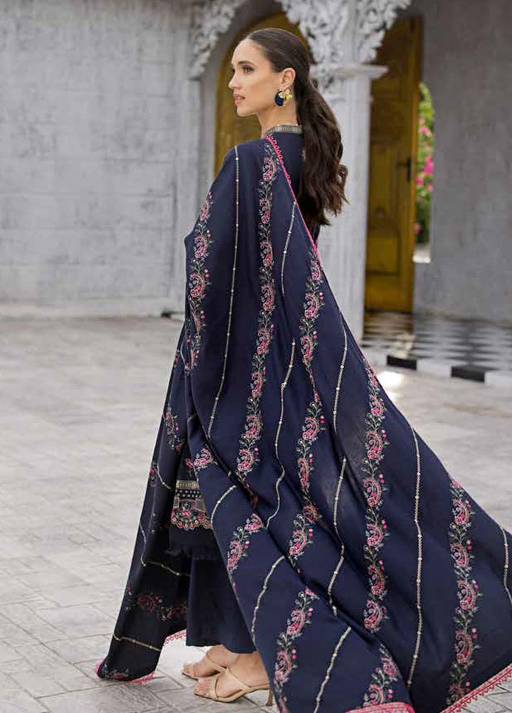 Gul Ahmed Embroidered Dhanak Suits Unstitched 3 Piece GA23WL DH-32002 - Winter Collection