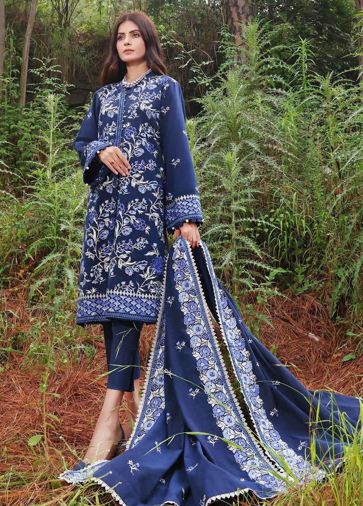 Gul Ahmed Embroidered Yarn Suits Unstitched 3 Piece GA23WL YD-32007 - Winter Collection