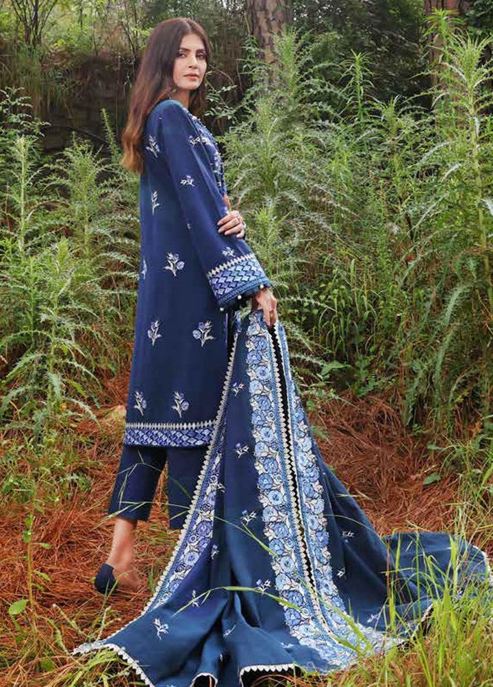 Gul Ahmed Embroidered Yarn Suits Unstitched 3 Piece GA23WL YD-32007 - Winter Collection