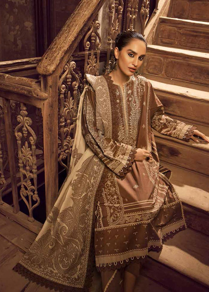 Gul Ahmed Embroidered Karandi Suits Unstitched 3 Piece GA22UW AP-22012 - Winter Collection