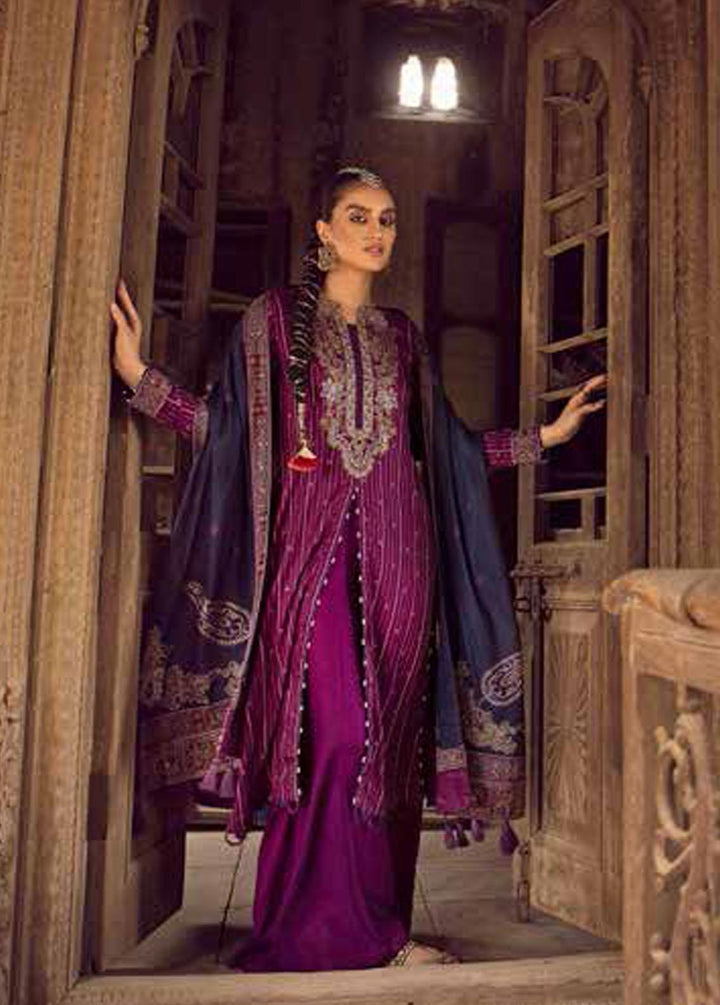 Gul Ahmed Embroidered Linen Suits Unstitched 3 Piece GA22UW LT-22001 - Winter Collection