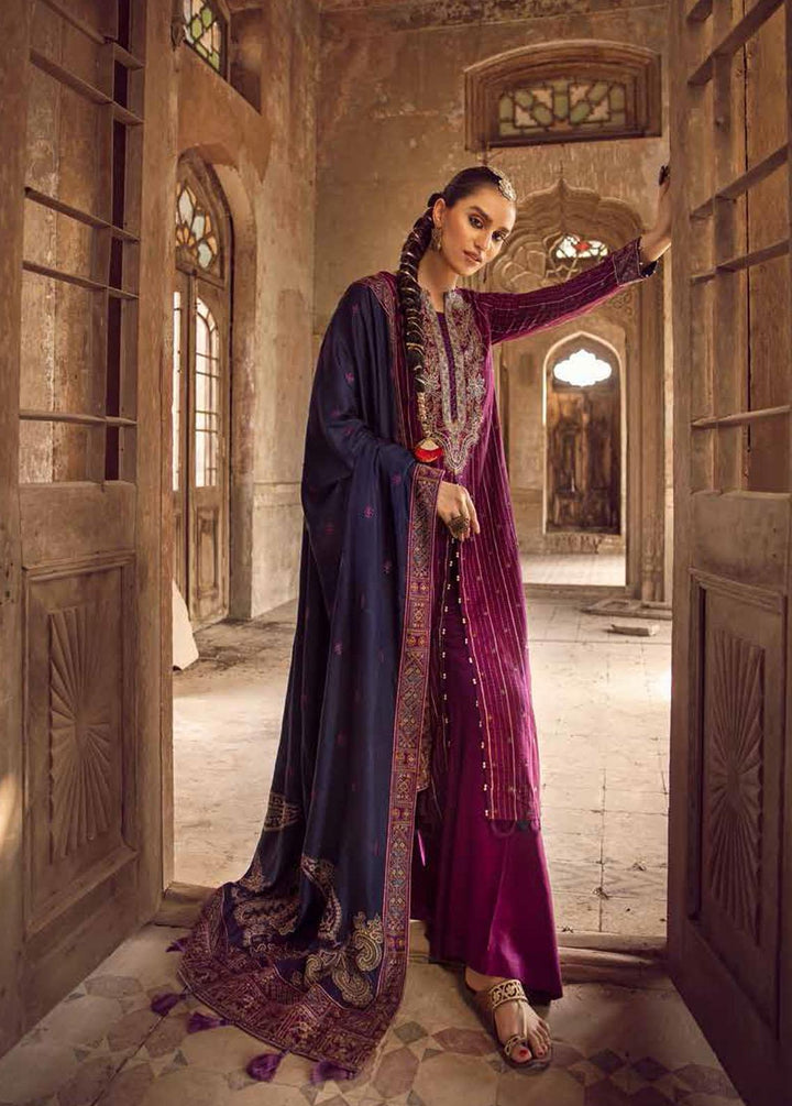 Gul Ahmed Embroidered Linen Suits Unstitched 3 Piece GA22UW LT-22001 - Winter Collection