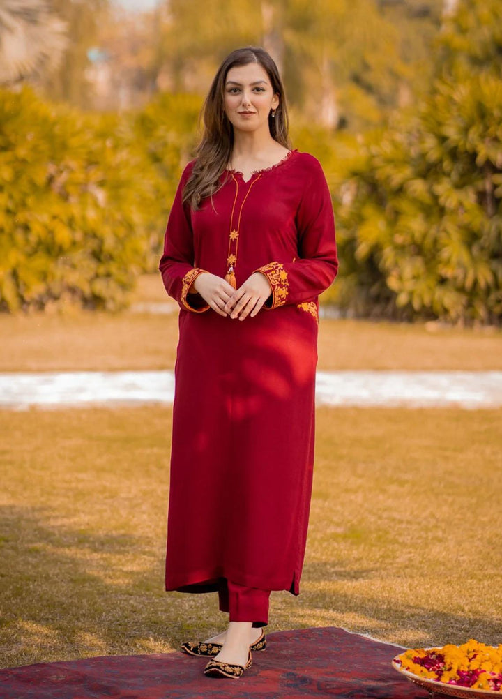 Farhat Inam Khan Casual Pret  Silk 2 Piece Suit FIK22GL CGLS-003
