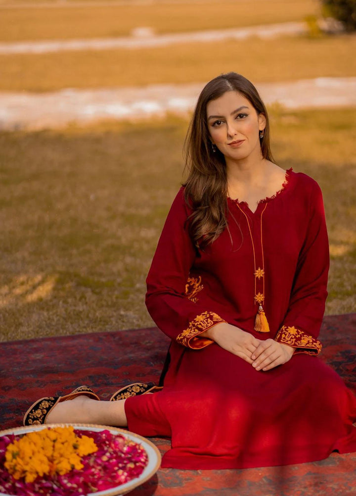 Farhat Inam Khan Casual Pret  Silk 2 Piece Suit FIK22GL CGLS-003