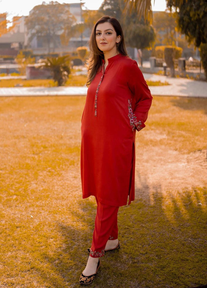 Farhat Inam Khan Casual Pret  Silk 2 Piece Suit FIK22GL CGLS-004