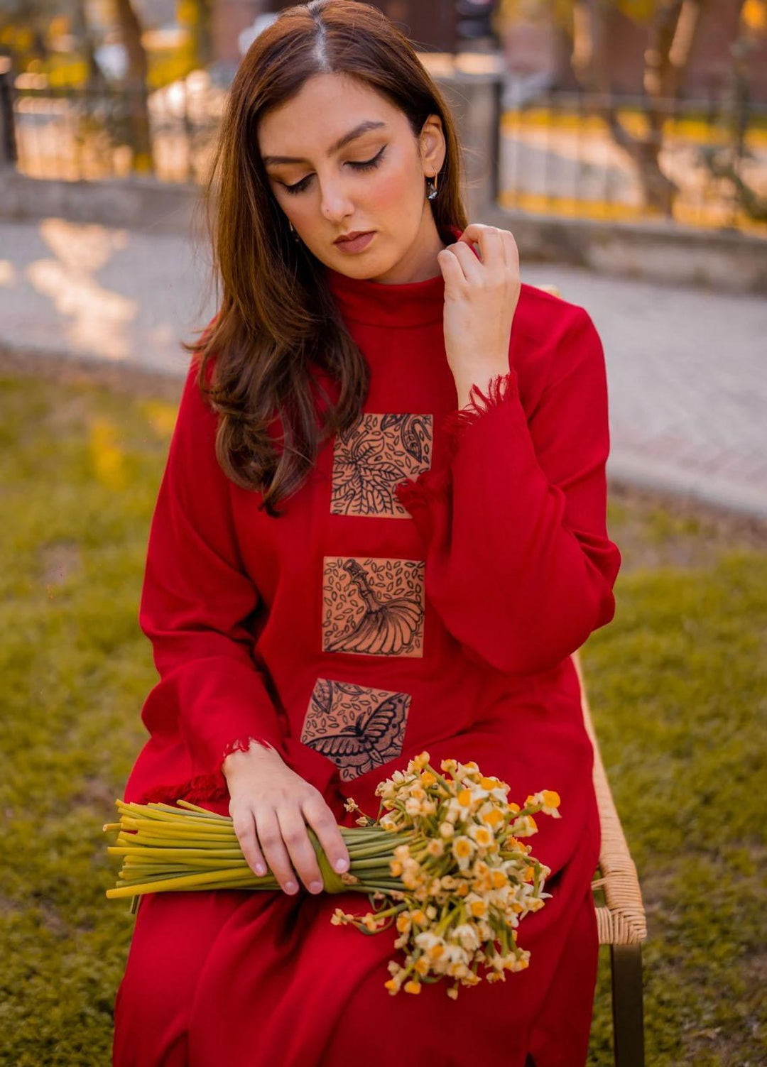 Farhat Inam Khan Casual Pret  Silk 2 Piece Suit FIK22GL CGLS-007
