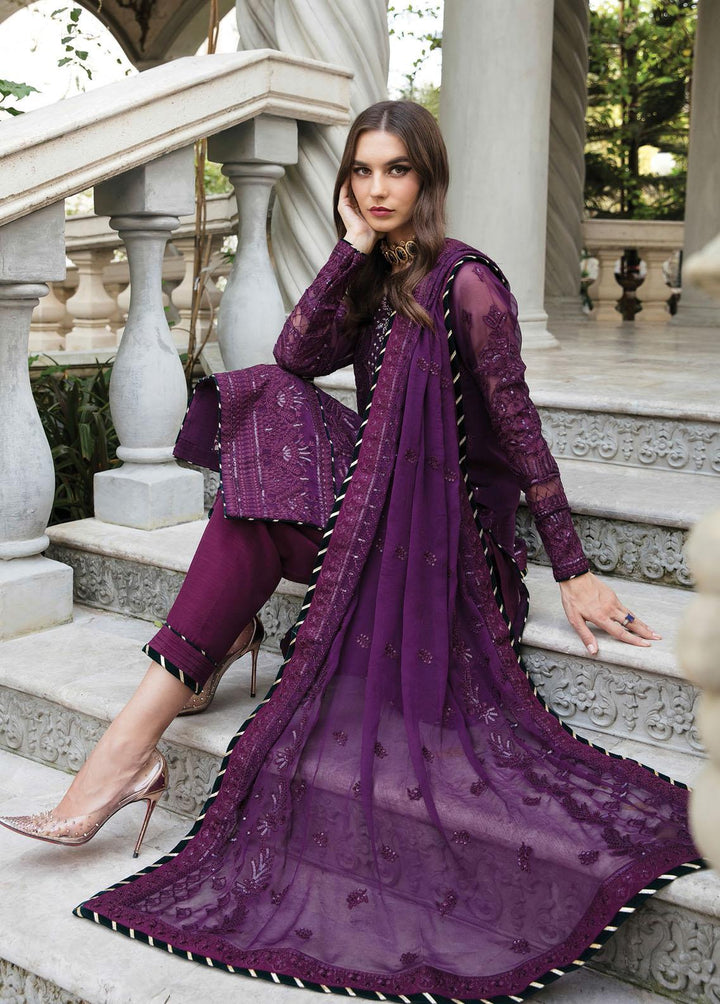 Gulaal Embroidered Chiffon Suits Unstitched 4 Piece GL23C 02 Emira - Eid Collection